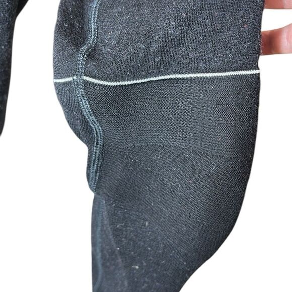 Smartwool men’s thermal merino base layer 250 1/4 zip black medium - Picture 3 of 5